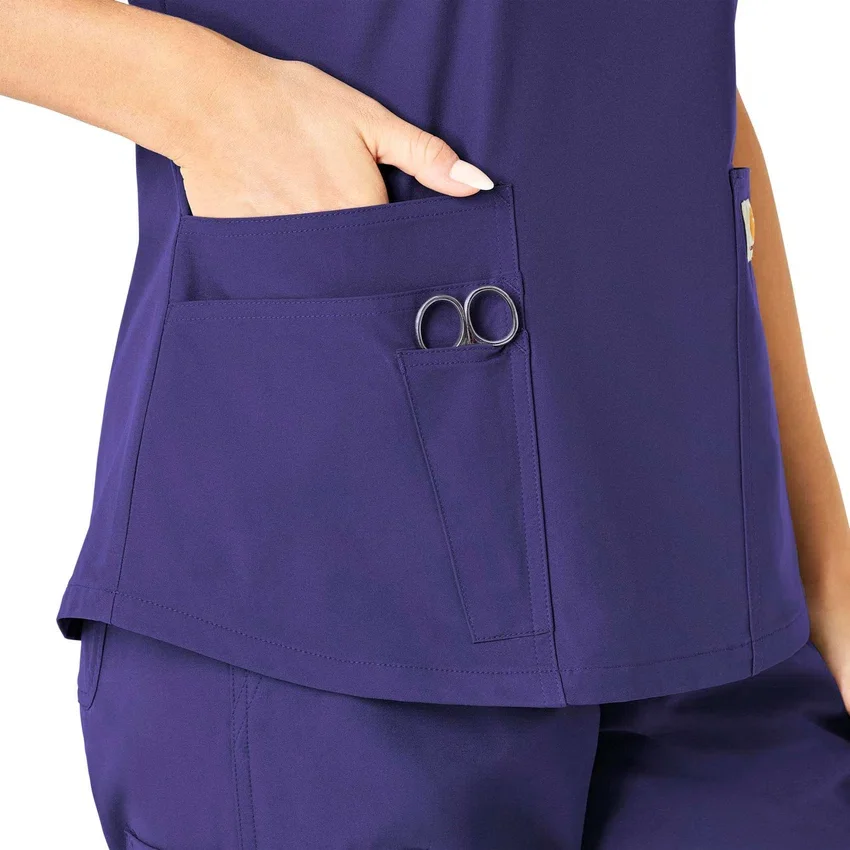 Γυναικείο μπλουζάκι εργασίας Force Essentials με V-neck