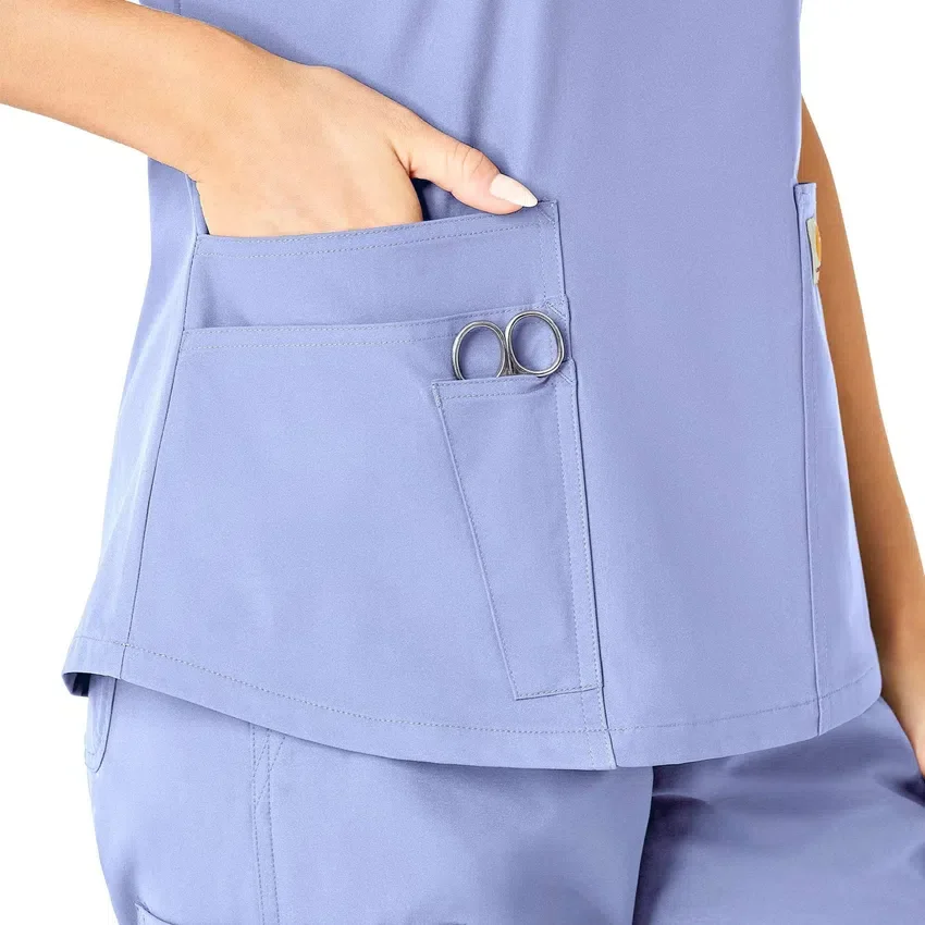 Γυναικείο μπλουζάκι εργασίας Force Essentials με V-neck