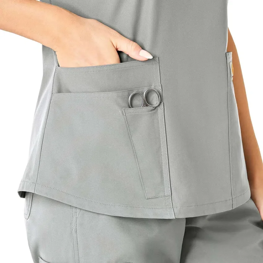 Γυναικείο μπλουζάκι εργασίας Force Essentials με V-neck