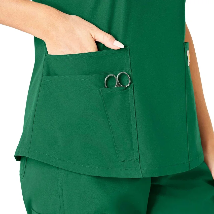Γυναικείο μπλουζάκι εργασίας Force Essentials με V-neck