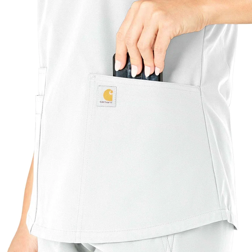 Γυναικείο μπλουζάκι εργασίας Force Essentials με V-neck