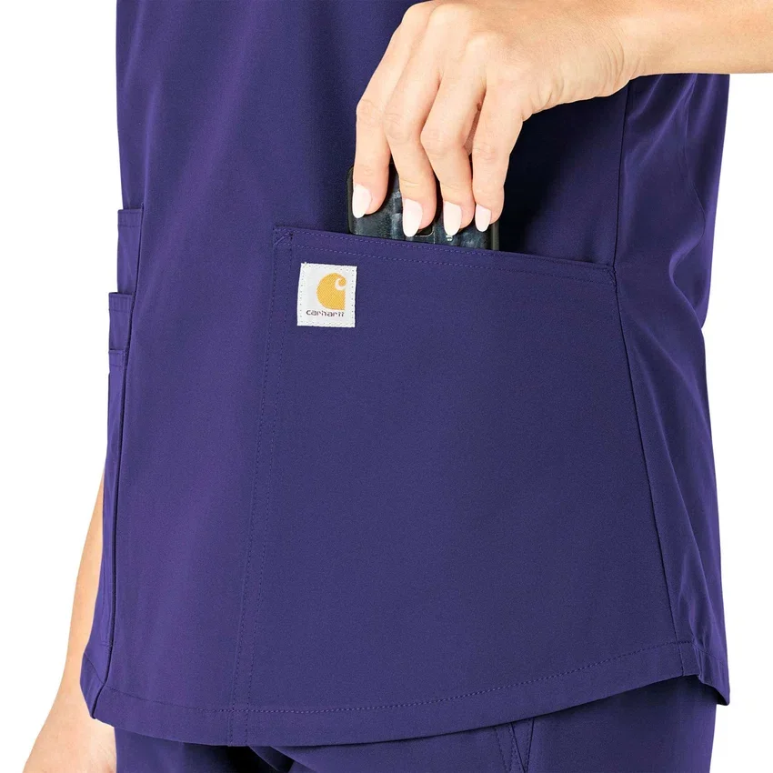 Γυναικείο μπλουζάκι εργασίας Force Essentials με V-neck