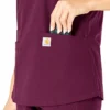 Γυναικείο μπλουζάκι εργασίας Force Essentials με V-neck