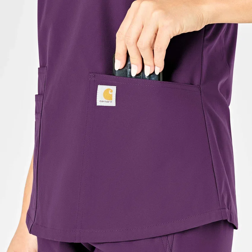 Γυναικείο μπλουζάκι εργασίας Force Essentials με V-neck