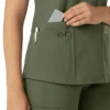 Γυναικείο μπλουζάκι εργασίας Force Essentials με V-neck
