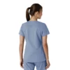 Γυναικείο μπλουζάκι εργασίας Force Essentials με V-neck και πλεκτά πάνελ
