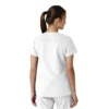 Γυναικείο μπλουζάκι εργασίας Force Essentials με V-neck και πλεκτά πάνελ
