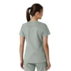 Γυναικείο μπλουζάκι εργασίας Force Essentials με V-neck και πλεκτά πάνελ