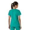Γυναικείο μπλουζάκι εργασίας Force Essentials με V-neck και πλεκτά πάνελ