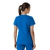 Γυναικείο μπλουζάκι εργασίας Force Essentials με V-neck και πλεκτά πάνελ