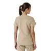 Γυναικείο μπλουζάκι εργασίας Force Essentials με V-neck και πλεκτά πάνελ