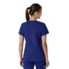 Γυναικείο μπλουζάκι εργασίας Force Essentials με V-neck και πλεκτά πάνελ