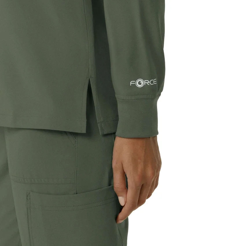 Γυναικείο μπλουζάκι ιατρικής χρήσης Force Cross-Flex με στρογγυλό λαιμό και μακριά μανίκια