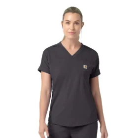 Γυναικείο πλεκτό μπλουζάκι εργασίας Force Cross-Flex με V-neck