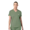 Γυναικείο πλεκτό μπλουζάκι εργασίας Force Cross-Flex με V-neck