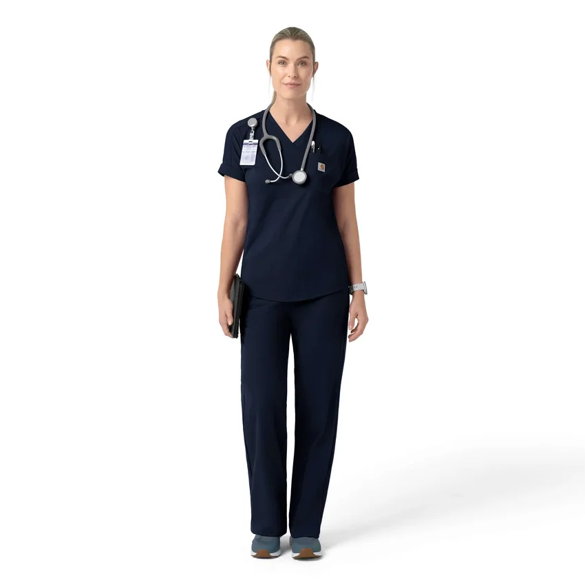 Γυναικείο πλεκτό μπλουζάκι εργασίας Force Cross-Flex με V-neck