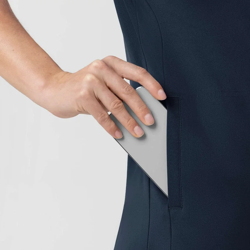 Γυναικείο πλεκτό μπλουζάκι εργασίας Force Cross-Flex με V-neck