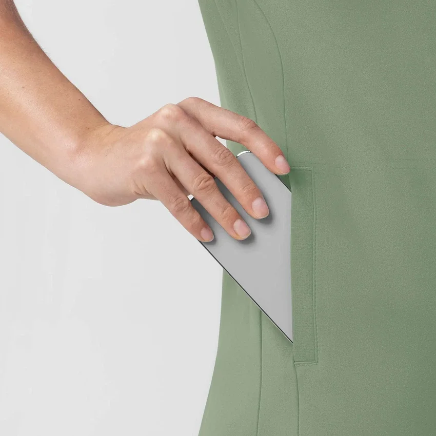 Γυναικείο πλεκτό μπλουζάκι εργασίας Force Cross-Flex με V-neck