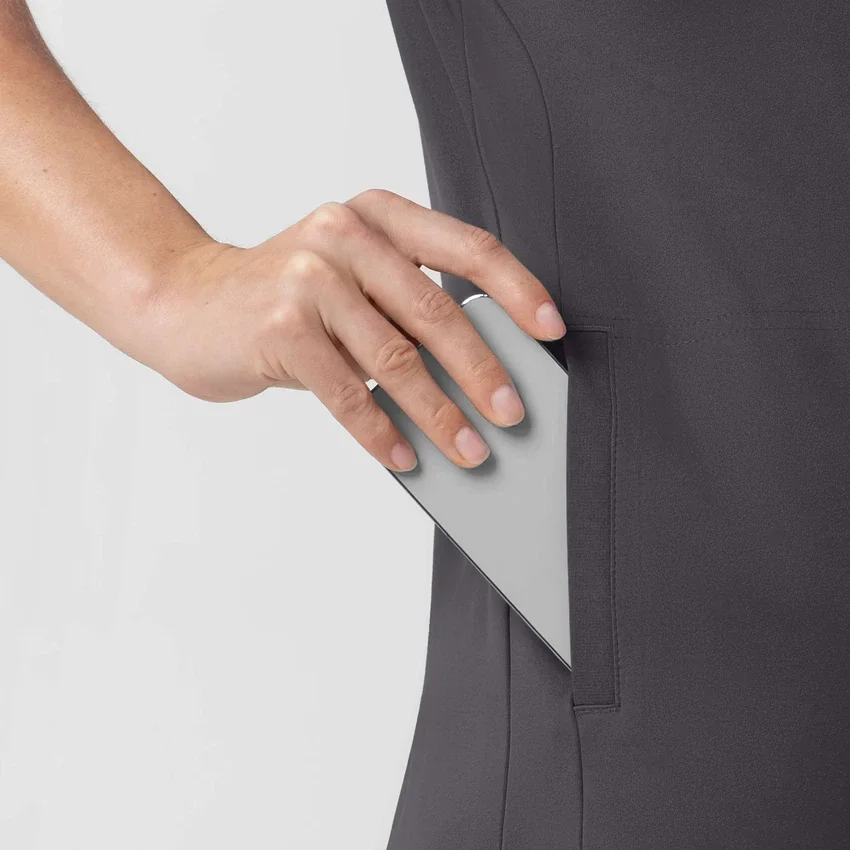 Γυναικείο πλεκτό μπλουζάκι εργασίας Force Cross-Flex με V-neck