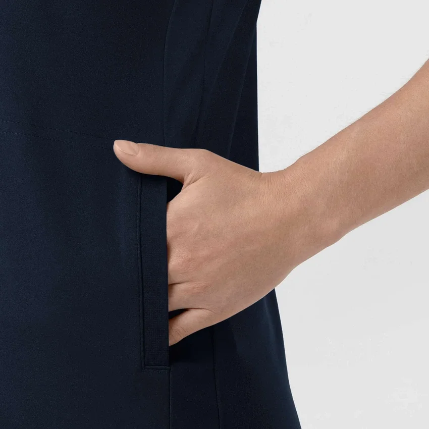 Γυναικείο πλεκτό μπλουζάκι εργασίας Force Cross-Flex με V-neck