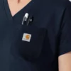 Γυναικείο πλεκτό μπλουζάκι εργασίας Force Cross-Flex με V-neck