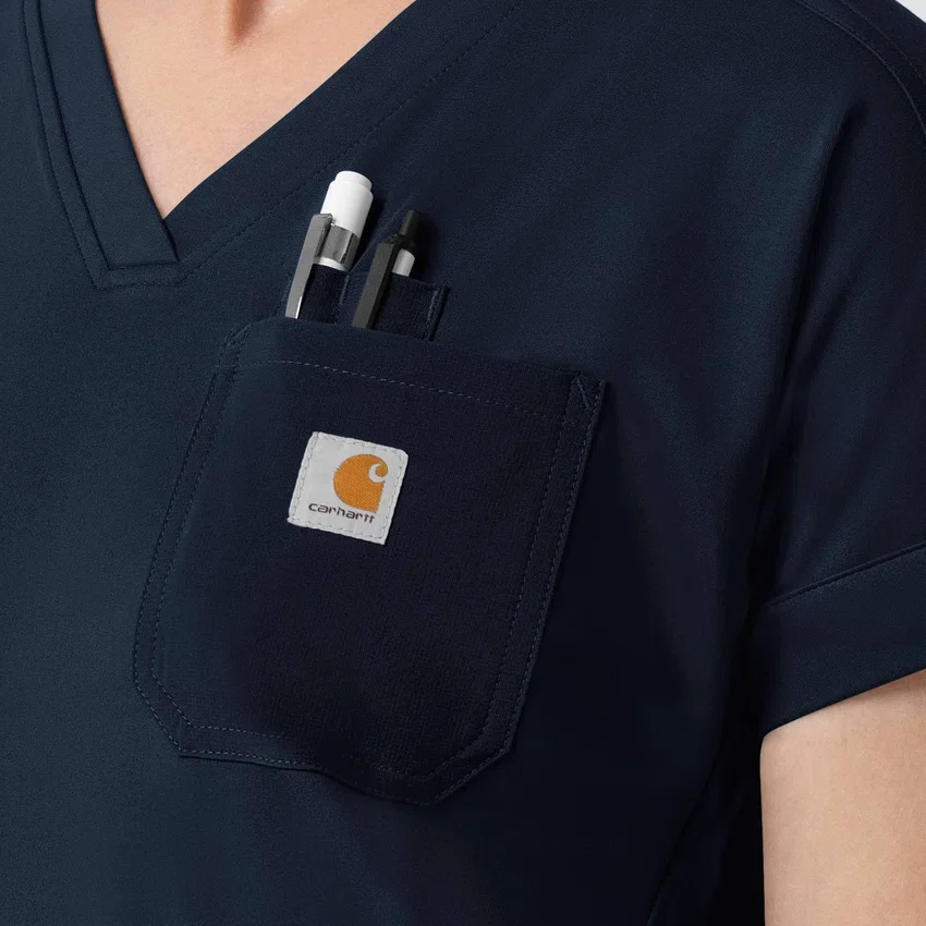 Γυναικείο πλεκτό μπλουζάκι εργασίας Force Cross-Flex με V-neck