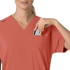 Γυναικείο πουκάμισο εργασίας Force Cross-Flex με υπερμεγέθη λαιμόκοψη V