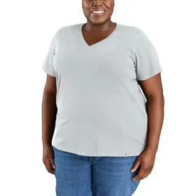 Γυναικείο T-shirt Tencel με χαλαρή εφαρμογή, ελαφρύ, αναπνεύσιμο και με V-neck