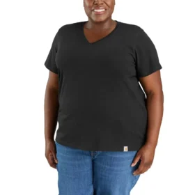 Γυναικείο T-shirt Tencel με χαλαρή εφαρμογή, ελαφρύ, αναπνεύσιμο και με V-neck