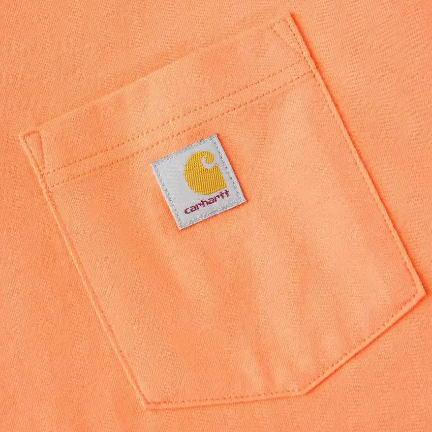 Γυναικείο T-shirt Tencel με φαρδιά εφαρμογή, μακριά μανίκια, στρογγυλή λαιμόκοψη και τσέπη