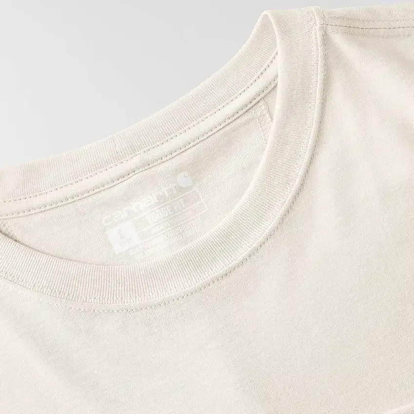 Γυναικείο T-shirt Tencel με φαρδιά εφαρμογή, μακριά μανίκια, στρογγυλή λαιμόκοψη και τσέπη