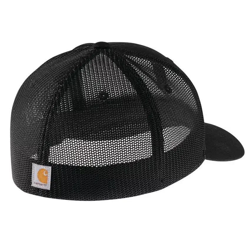 Καπέλο Rugged Flex™ με στενή εφαρμογή, από καμβά και πλέγμα στην πίσω πλευρά, με γραφικό λογότυπο