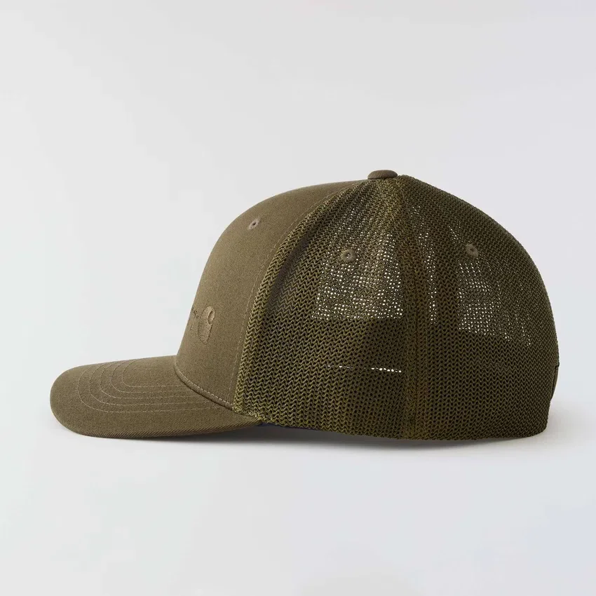 Καπέλο Rugged Flex™ με στενή εφαρμογή, από καμβά και πλέγμα στην πίσω πλευρά, με γραφικό λογότυπο