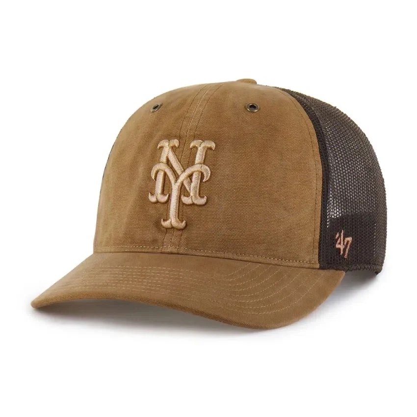 New York Mets '47 Βαμμένο καπέλο Trucker χαλαρής εφαρμογής