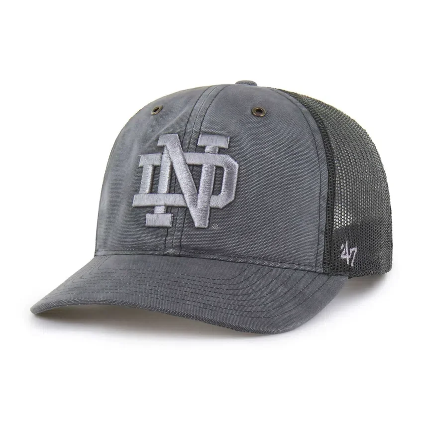 Notre Dame Fighting Irish '47 Βαμμένο καπέλο Trucker, χαλαρή εφαρμογή