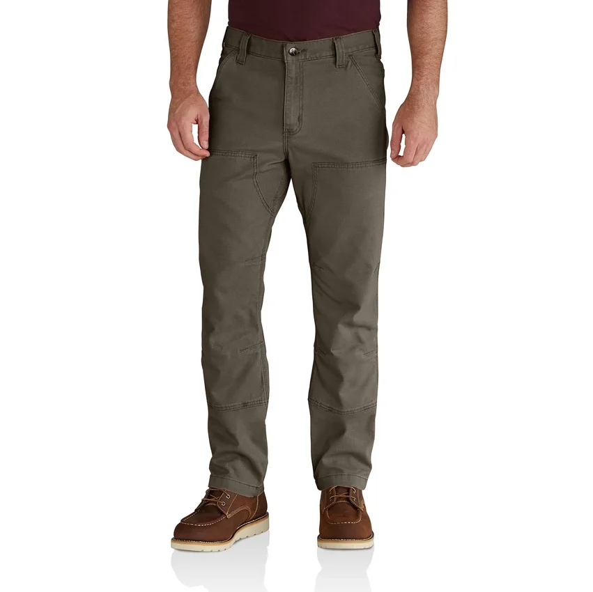Παντελόνι Rigby από καμβά με Double Knee Pant, χαλαρή εφαρμογή και ίσιο πόδι - Παντελόνι εργασίας
