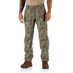 Παντελόνια Rugged Flex® Duck Camo με χαλαρή, ίσια γραμμή