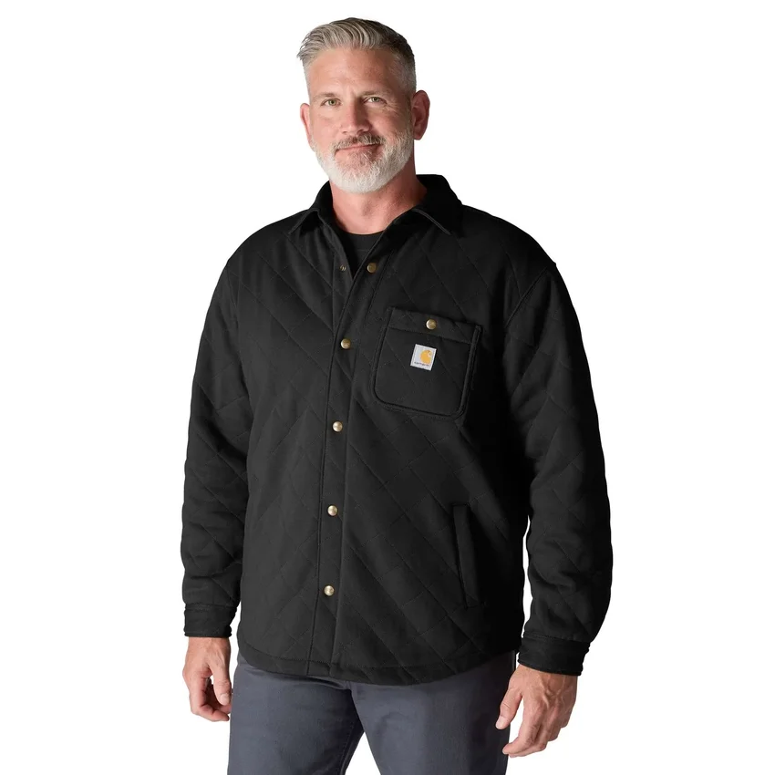 Rain Defender® Φαρδιά εφαρμογή, βαρύ καπιτονέ πουκάμισο-τζάκετ με κουμπιά μπροστά