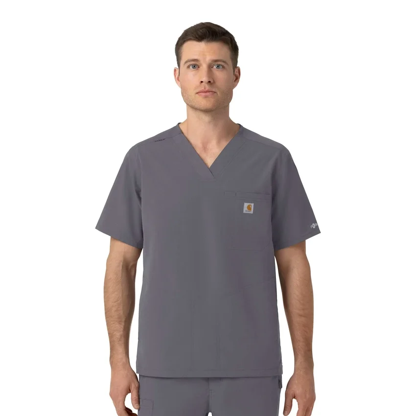 Rugged Flex χειρουργική μπλούζα με V-neck από ύφασμα Flex Fld Ripstop