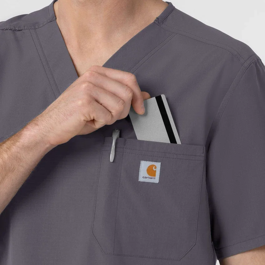 Rugged Flex χειρουργική μπλούζα με V-neck από ύφασμα Flex Fld Ripstop