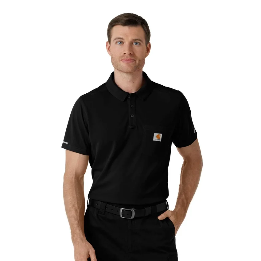 Rugged Flex® Rscu Ελαφρύ Πολό με Κοντά Μανίκια για Ιατρική Χρήση