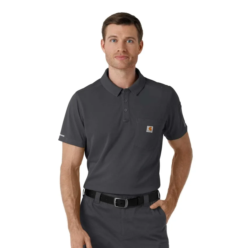 Rugged Flex® Rscu Ελαφρύ Πολό με Κοντά Μανίκια για Ιατρική Χρήση