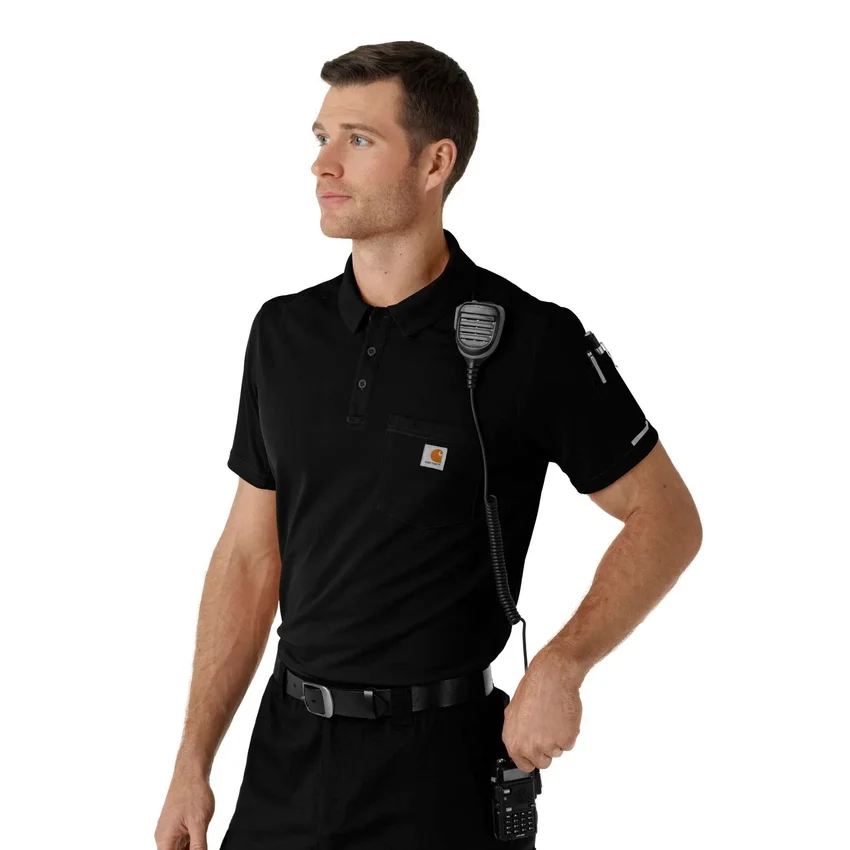 Rugged Flex® Rscu Ελαφρύ Πολό με Κοντά Μανίκια για Ιατρική Χρήση