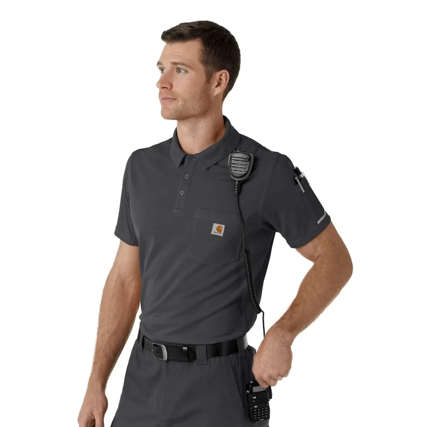 Rugged Flex® Rscu Ελαφρύ Πολό με Κοντά Μανίκια για Ιατρική Χρήση