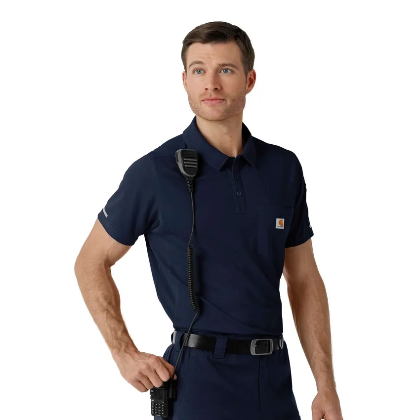 Rugged Flex® Rscu Ελαφρύ Πολό με Κοντά Μανίκια για Ιατρική Χρήση