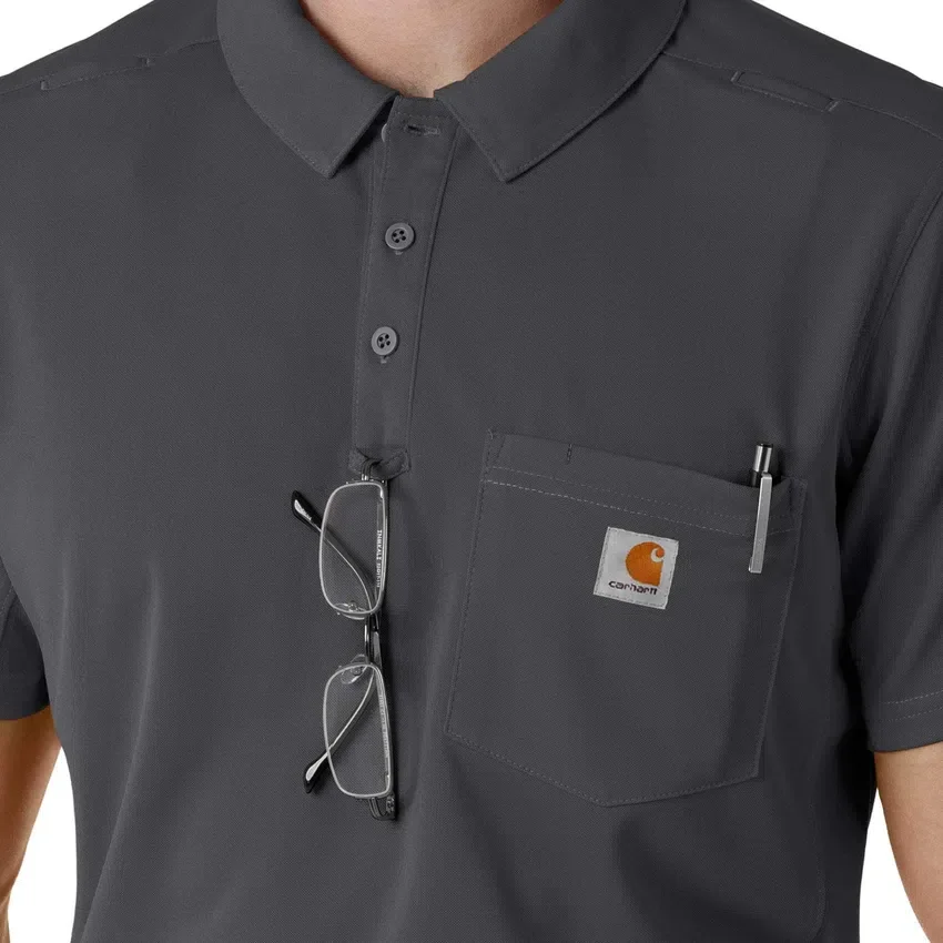 Rugged Flex® Rscu Ελαφρύ Πολό με Κοντά Μανίκια για Ιατρική Χρήση