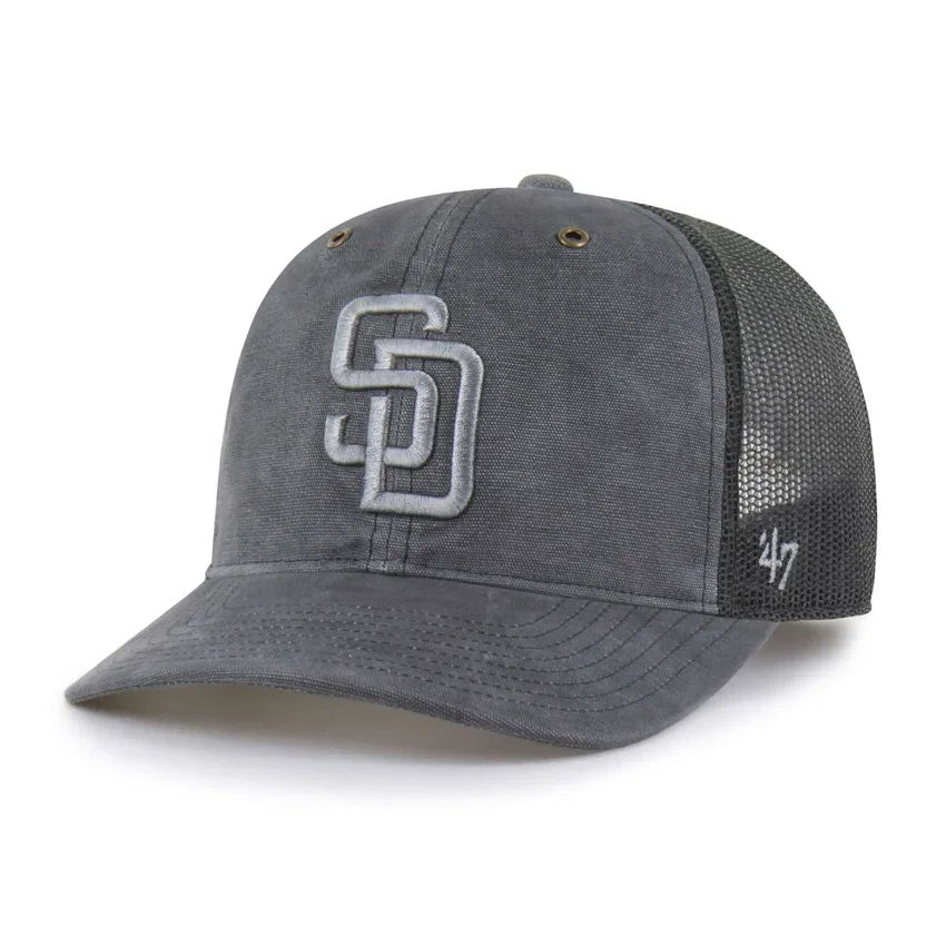 San Diego Padres '47 Βαμμένο καπέλο Trucker, χαλαρή εφαρμογή