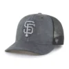 San Francisco Giants '47 Βαμμένο καπέλο Trucker, χαλαρή εφαρμογή