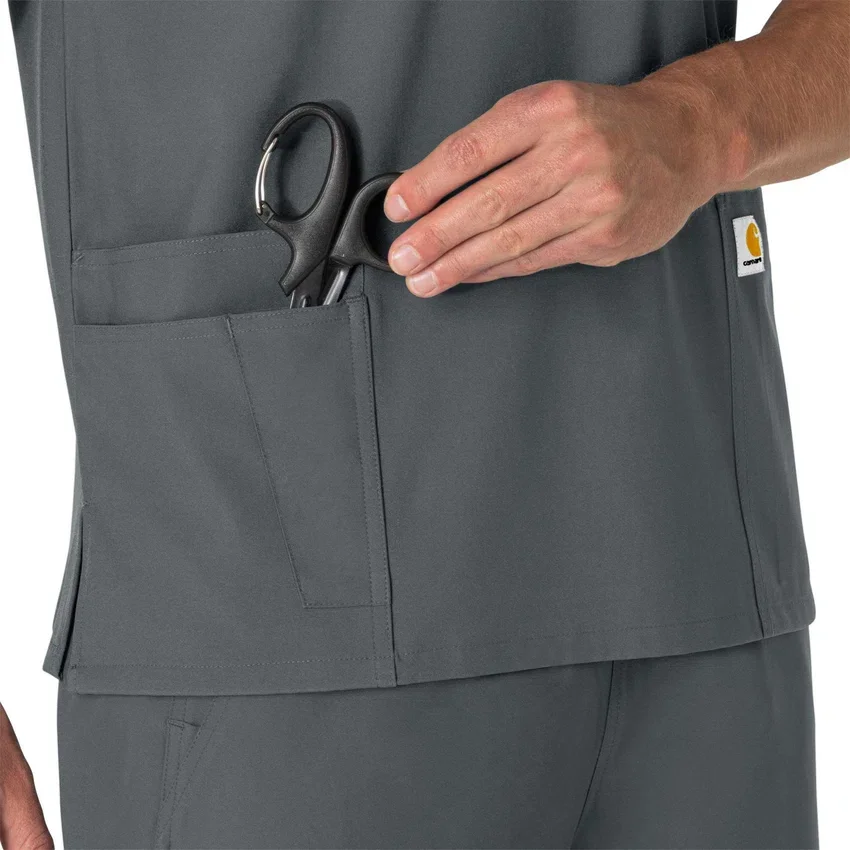 Unisex Force Essentials Μπλούζα Χειρουργικής με V-Neck και 6 Τσέπες