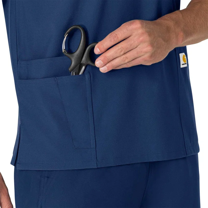 Unisex Force Essentials Μπλούζα Χειρουργικής με V-Neck και 6 Τσέπες